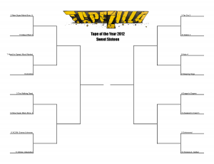 Tape of the Year 2012 Bracket